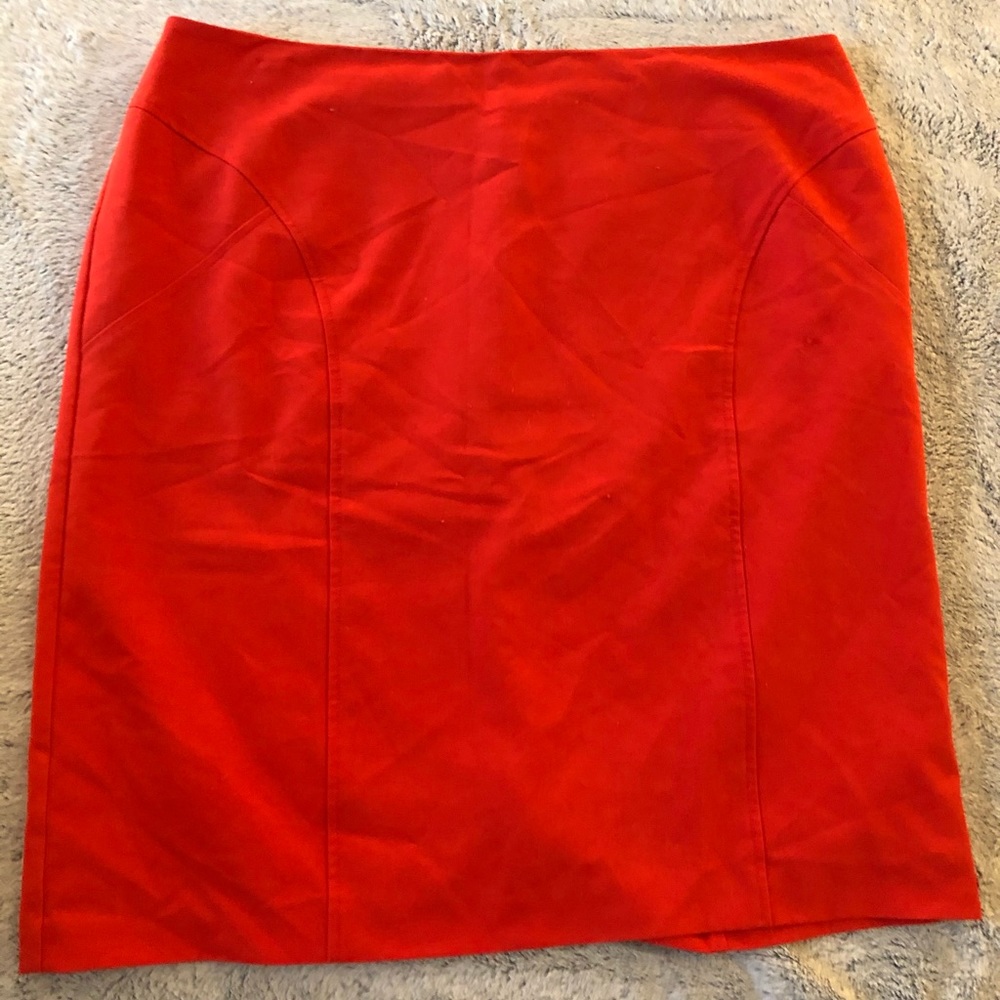 Red Pencil Skirt